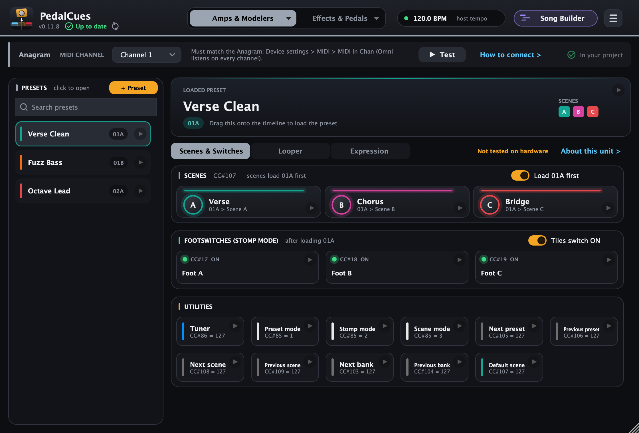 Darkglass Anagram page