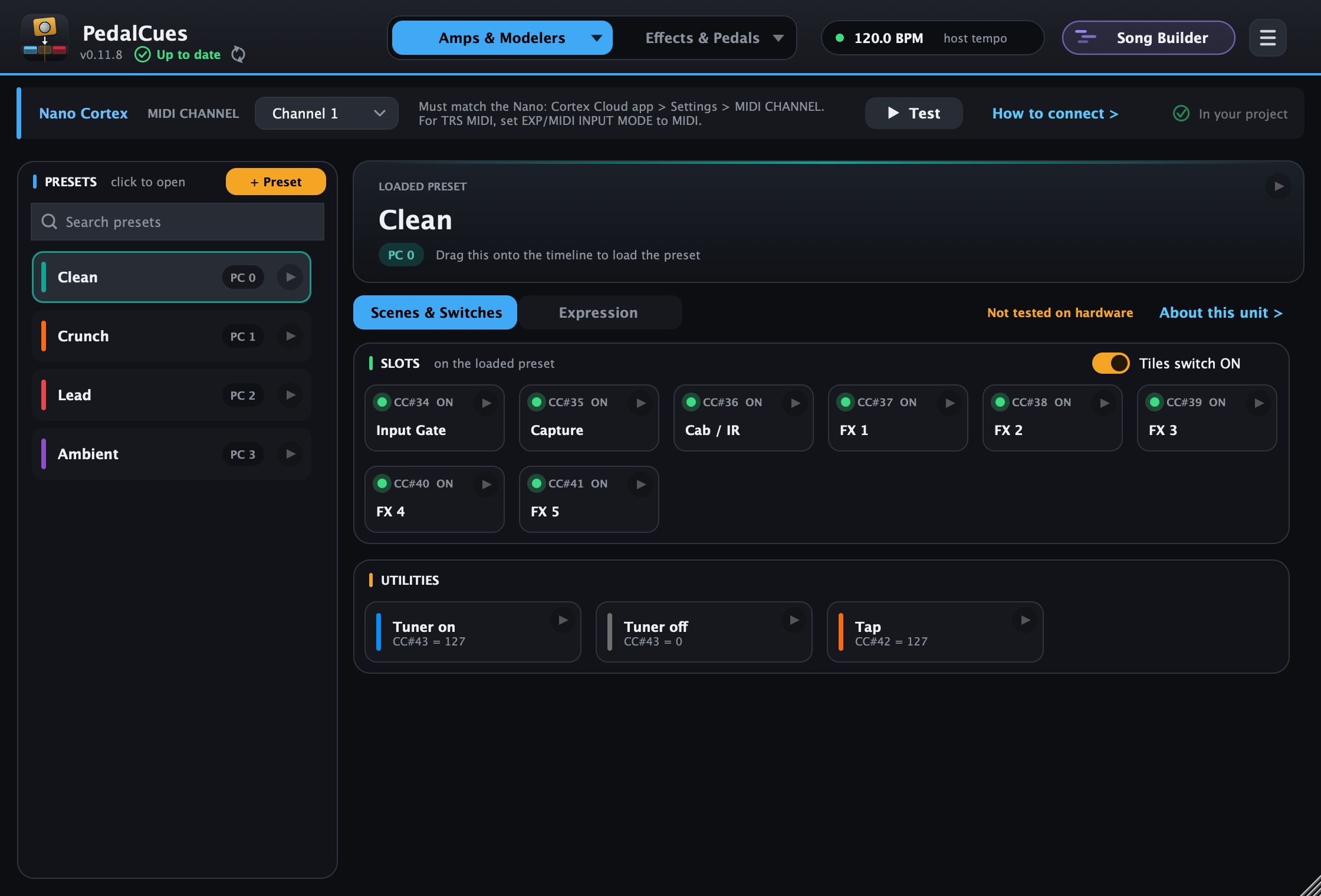 Nano Cortex page
